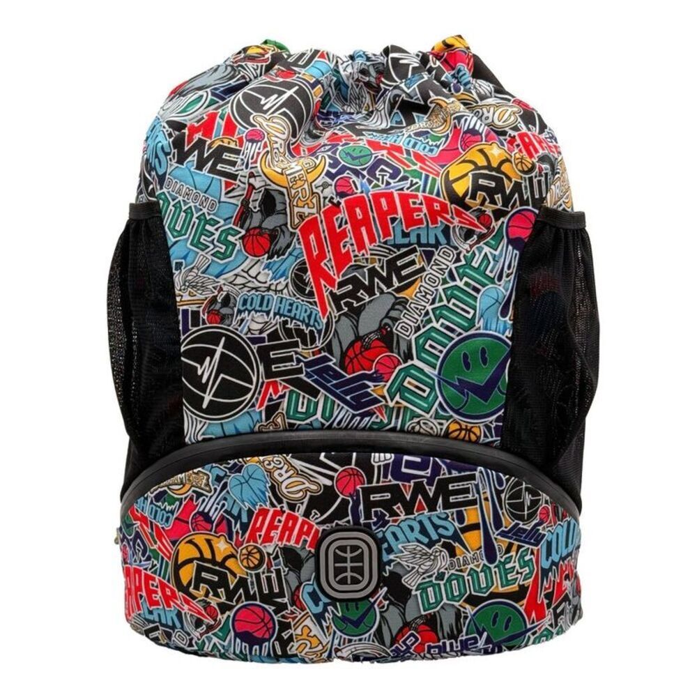 Overtime Elite Cinch Sports Drawstring Bag with Shoe Compartment - Team Mash Up